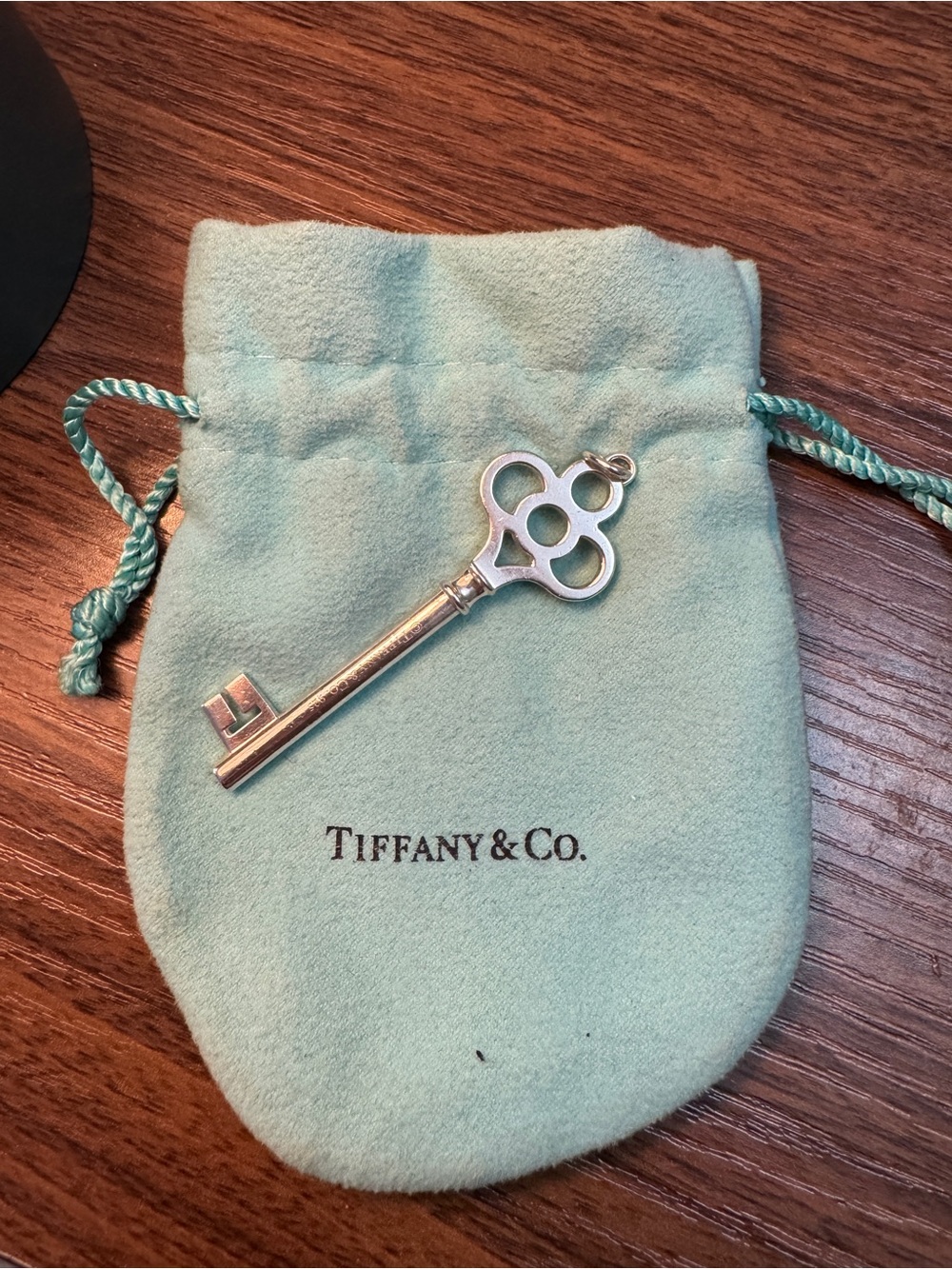 Tiffany & Co. Sterling Silver Crown Key Pendant